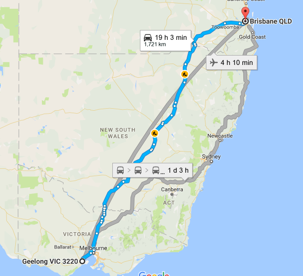 Geelong to Brisbane Removalists - Interstate Removals | United Movers